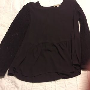Loft ruffle blouse